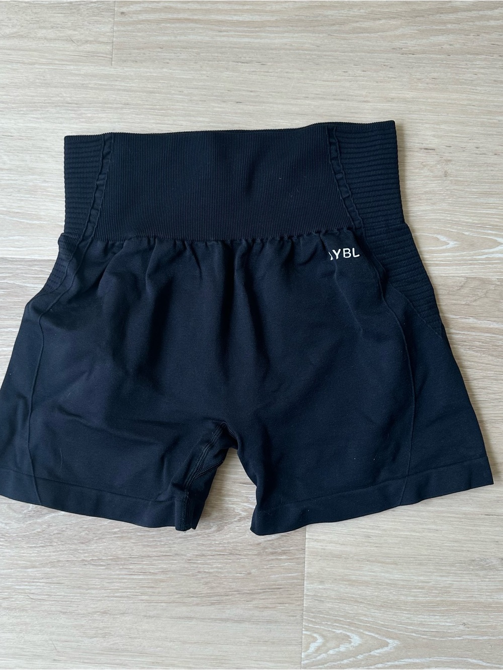AYBL High-Waist Black Women’s Athletic Shorts